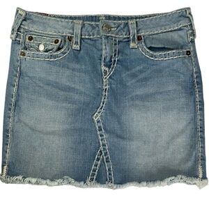 True Religion Denim skirt Size 32
